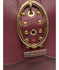 YNOT ROCKER Geantă de cumpărături cu cataramă și ținte vin - Genți femei - 2