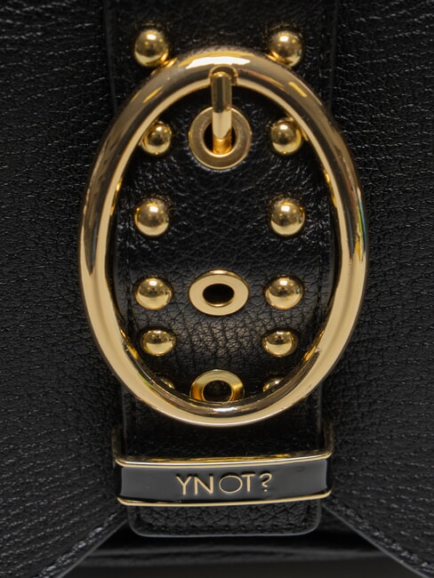 ROCKER Rucsac cu cataramă și ținte BLACK - Genți femei