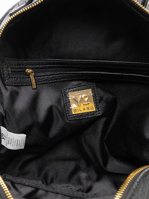 ROCKER Rucsac cu cataramă și ținte BLACK - Genți femei