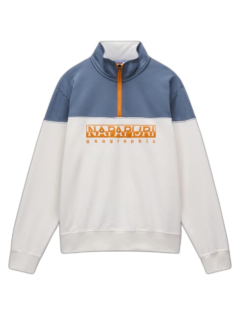 B-SATURNIA Hanorac de bumbac şoaptă albă - hanorace