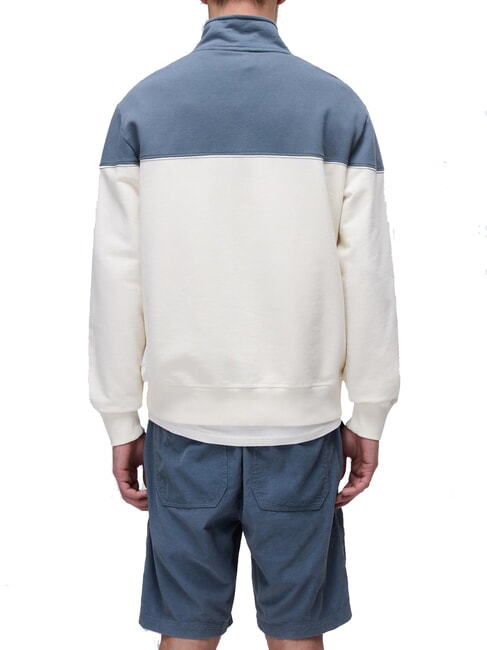 B-SATURNIA Hanorac de bumbac şoaptă albă - hanorace