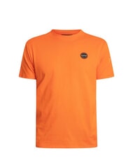 NAPAPIJRI S-BADGE Tricou de bumbac portocaliu roșu - tricou - 3