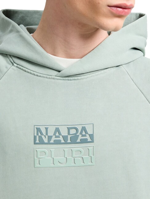 B-CORTONA Hanorac cu gluga mola verde - hanorace