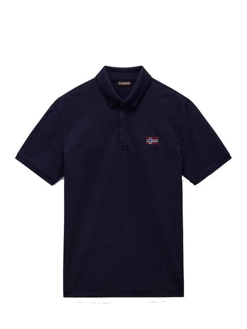 EBEA Tricou polo cu m&acirc;necă scurtă blu marine - maiou Polo