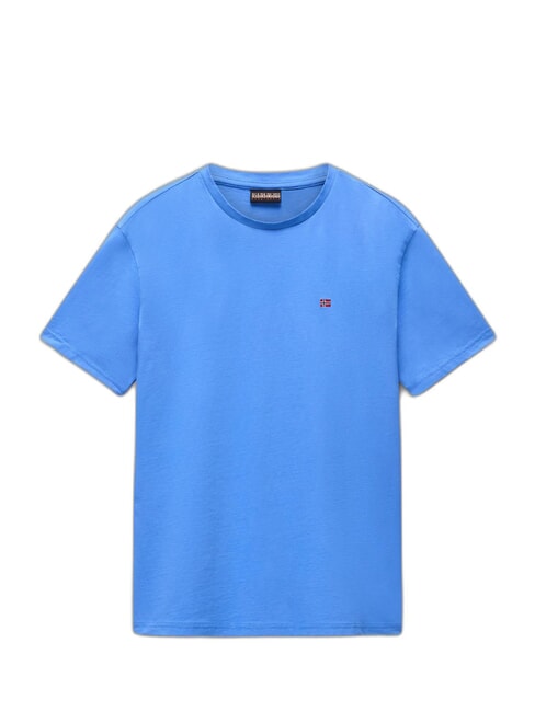 SALIS Tricou de bumbac ultramarin - tricou