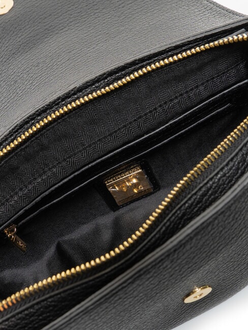 ROCKER Geantă de umăr cu cataramă BLACK - Genți femei