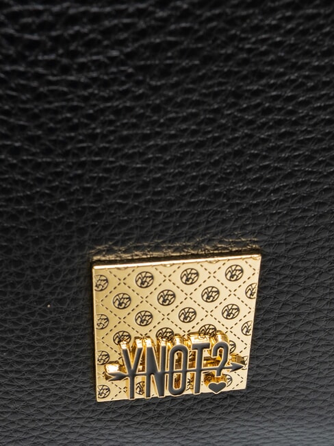 RACHEL Geantă mare semilună cu curea de umăr BLACK - Genți femei