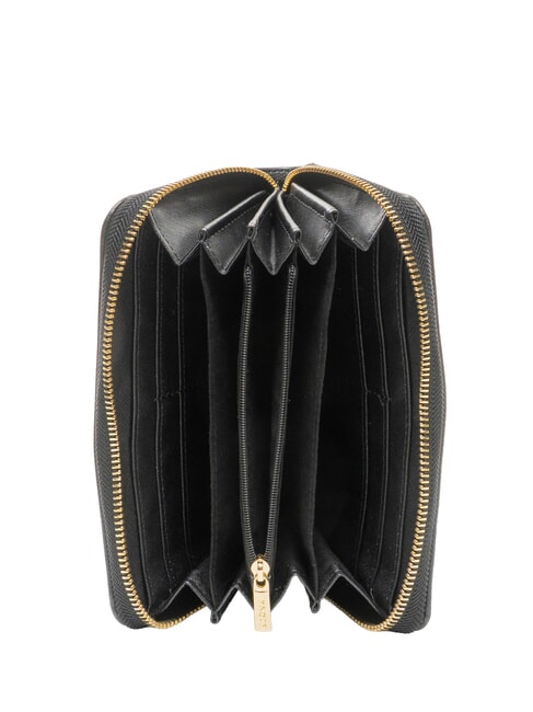 LOVERS Portofel mare cu fermoar BLACK - Portofele femei