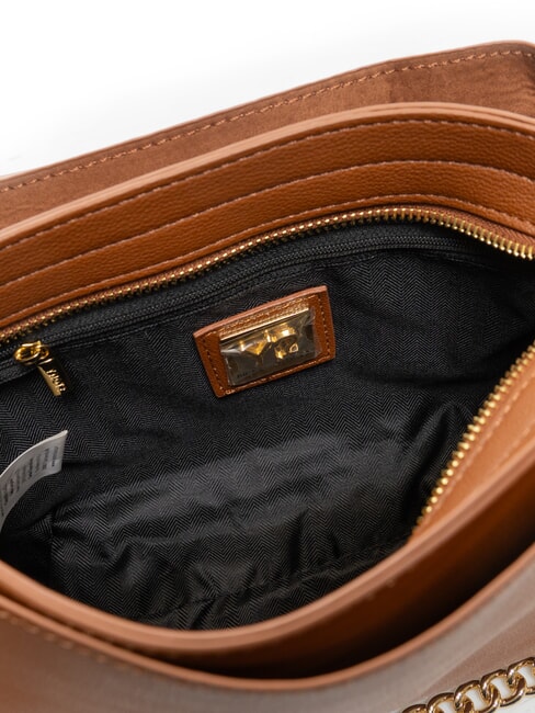 LOVERS Geantă de umăr pătrată bronzat - Genți femei