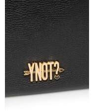 YNOT LOVERS Geantă tip clutch plată medie BLACK - Genți femei - 3