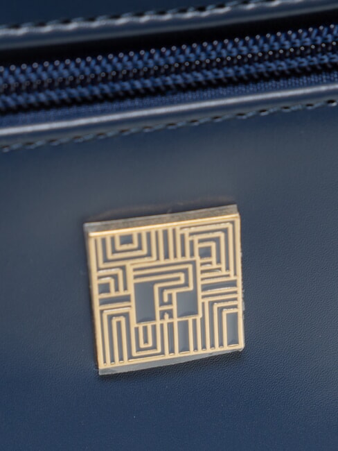 LUCY Geantă tip clutch medie cu manșetă marina - Genți femei