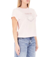 GUESS STARS Tricou cu imprimeu și ținte roz delicat - tricou - 3
