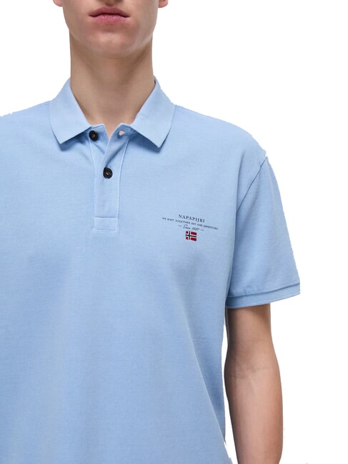 ELBAS JERSEY Tricou polo din bumbac Micrologist sclipitor/petunia - maiou Polo