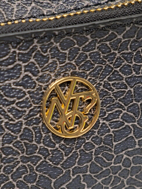 LUX Geantă pentru cameră cu buzunar BLACK - Genți femei