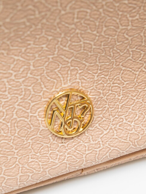 LUX Geantă reporter cu buzunar caramel - Genți femei