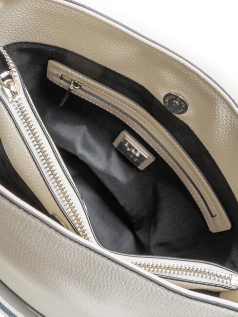 CINDY Geantă de umăr hobo alb - Genți femei