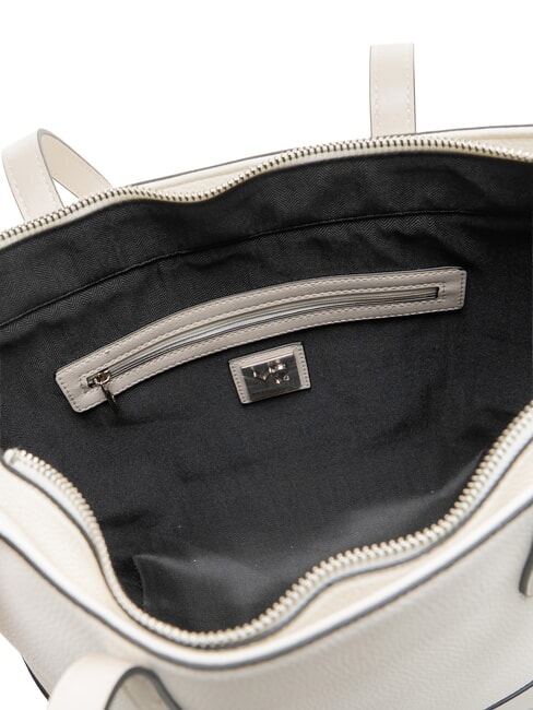 CINDY Geantă de cumpărături de umăr alb - Genți femei