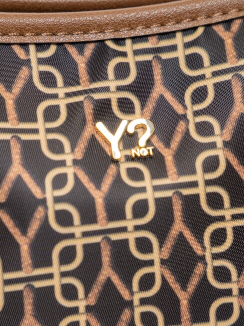 AUDREY Sacoșă mică de cumpărături tutun - Genți femei