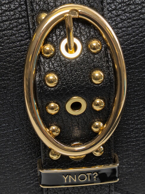 ROCKER Geantă de umăr cu ținte BLACK - Genți femei