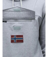 NAPAPIJRI BURGEE Hanorac cu gluga melange gri mediu - hanorace - 4