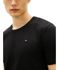 TOMMY HILFIGER TH 3 tricouri de lenjerie intimă cu m&acirc;necă scurtă negru/negru/negru - tricou - 4
