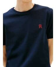 TOMMY HILFIGER TH Tricou cu logo monogramă cerul deșertului - tricou - 3