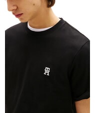 TOMMY HILFIGER TH Tricou cu logo monogramă negru - tricou - 3