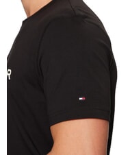 TOMMY HILFIGER TH Tricou din bumbac cu m&acirc;necă scurtă negru - tricou - 4