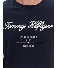TOMMY HILFIGER TH Tricou cu m&acirc;necă scurtă și broderie cerul deșertului - tricou - 3