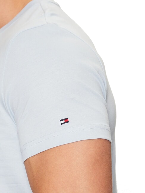 TH Tricou cu m&acirc;necă scurtă și imprimeu cu logo albastru răcoros - tricou