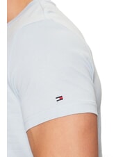 TOMMY HILFIGER TH Tricou cu m&acirc;necă scurtă și imprimeu cu logo albastru răcoros - tricou - 4