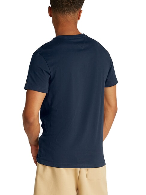 TH JEANS Tricou cu m&acirc;necă scurtă bleumarin noapte &icirc;ntunecată - tricou