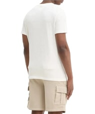 TOMMY HILFIGER TH JEANS Tricou cu m&acirc;necă scurtă și imprimeu grafic ecru - tricou - 2