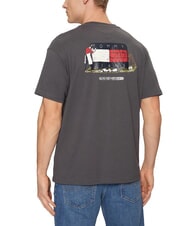 TOMMY HILFIGER TH JEANS Tricou cu m&acirc;necă scurtă, croială lejeră negru spălat - tricou - 2