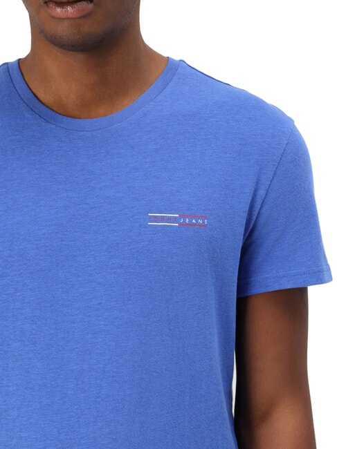 TH JEANS Tricou cu m&acirc;necă scurtă și imprimeu grafic vreme albastră - tricou