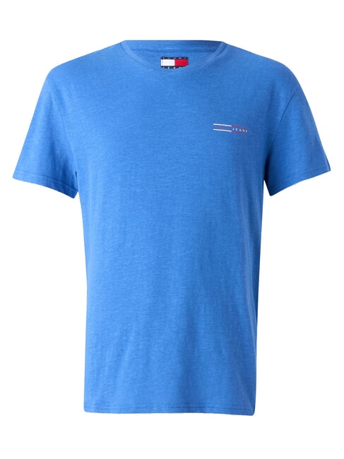 TH JEANS Tricou cu m&acirc;necă scurtă și imprimeu grafic vreme albastră - tricou