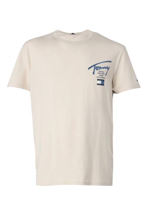 TH JEANS Tricou imprimat h&acirc;rtie de ziar - tricou