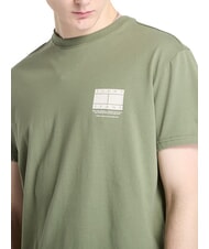 TOMMY HILFIGER TH JEANS Tricou din bumbac cu m&acirc;necă scurtă Aruba Verde - tricou - 3