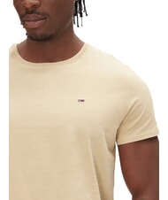 TOMMY HILFIGER TH JEANS Tricou slim fit din bumbac bronz relicvă - tricou - 3