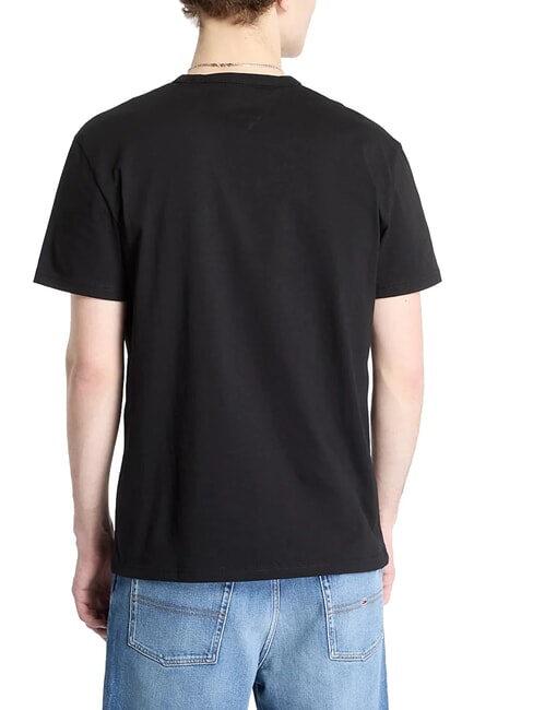 TH JEANS Tricou cu m&acirc;necă scurtă, croială regulată negru - tricou