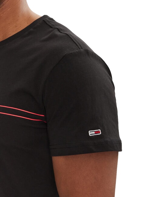 TH JEANS Tricou cu imprimeu grafic negru - tricou