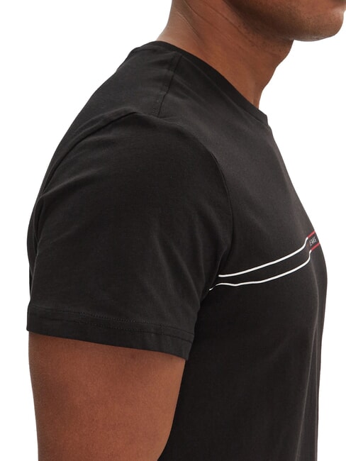 TH JEANS Tricou cu imprimeu grafic negru - tricou