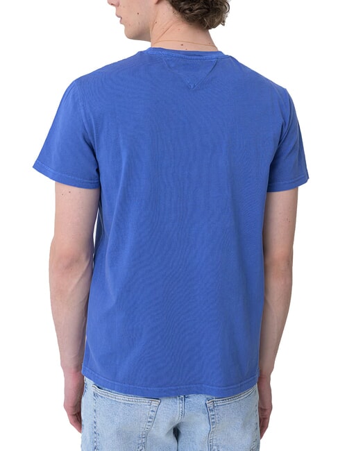 TH JEANS Tricou cu m&acirc;necă scurtă și buzunar vreme albastră - tricou