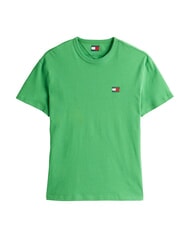 TOMMY HILFIGER TH JEANS Tricou cu m&acirc;necă scurtă și broderie cu logo verde de coastă - tricou - 4