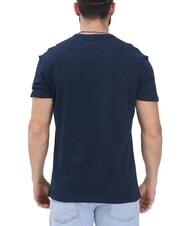 TOMMY HILFIGER TH JEANS Tricou cu m&acirc;necă scurtă și broderie cu logo bleumarin noapte &icirc;ntunecată - tricou - 2