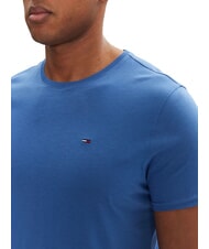 TOMMY HILFIGER TH JEANS Tricou slim fit din bumbac vreme albastră - tricou - 3