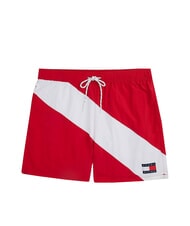 TOMMY HILFIGER TH Costum de boxer cu dungi roșu mediu - Costume de baie - 4
