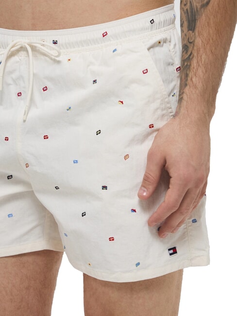 TH Costum de pantaloni scurți cu micro-model cer deșertic/alb antic - Costume de baie