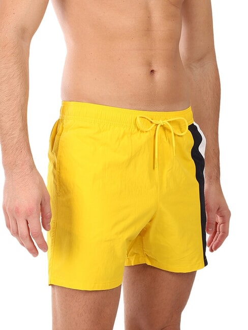 TH Boxer de &icirc;not cu steag lateral gălbenele galbenă - Costume de baie