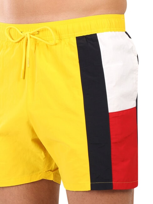 TH Boxer de &icirc;not cu steag lateral gălbenele galbenă - Costume de baie